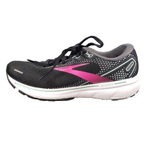 Brooks Ghost 14 Women’s Running Shoes Black Pink Athletic Sneakers Size 9